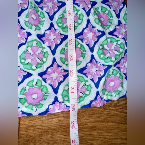 TALBOTS SPLIT NECK PIN-TUCK TOP MEDALLION Xp PLUS PETITE COTTON TUNIC 3/4 SLEEVE - Picture 5 of 8